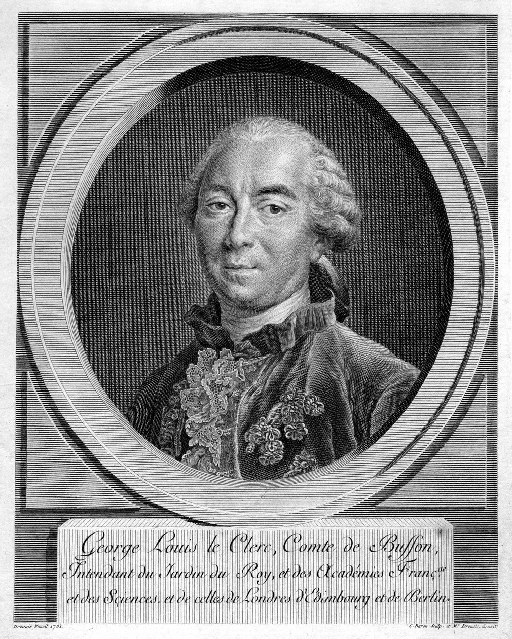 Georges-Louis Leclerc, Comte du Buffon, Fransız doğa bilimci, 1761 by Unbekannt