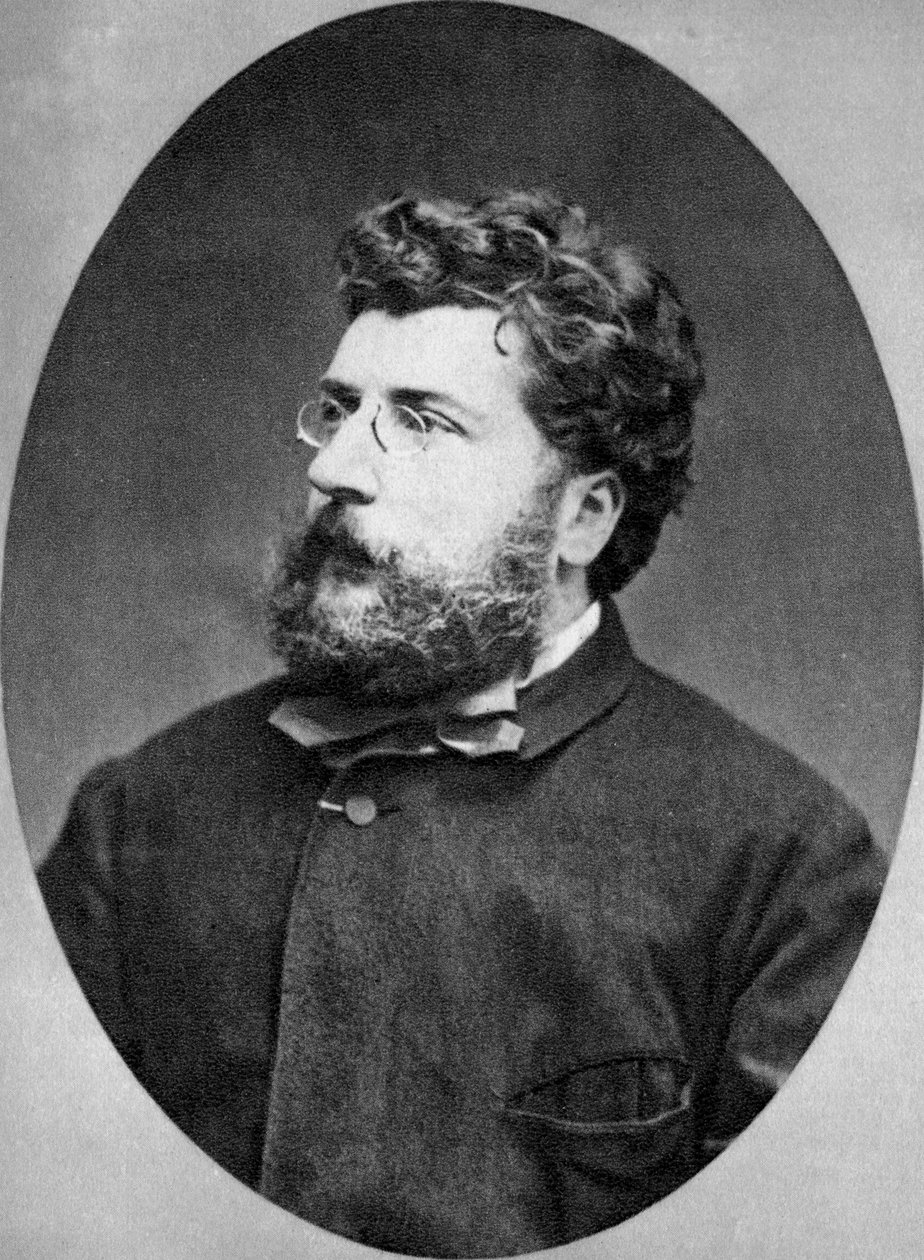 Georges Bizet, Fransız besteci, 1874 by Unbekannt