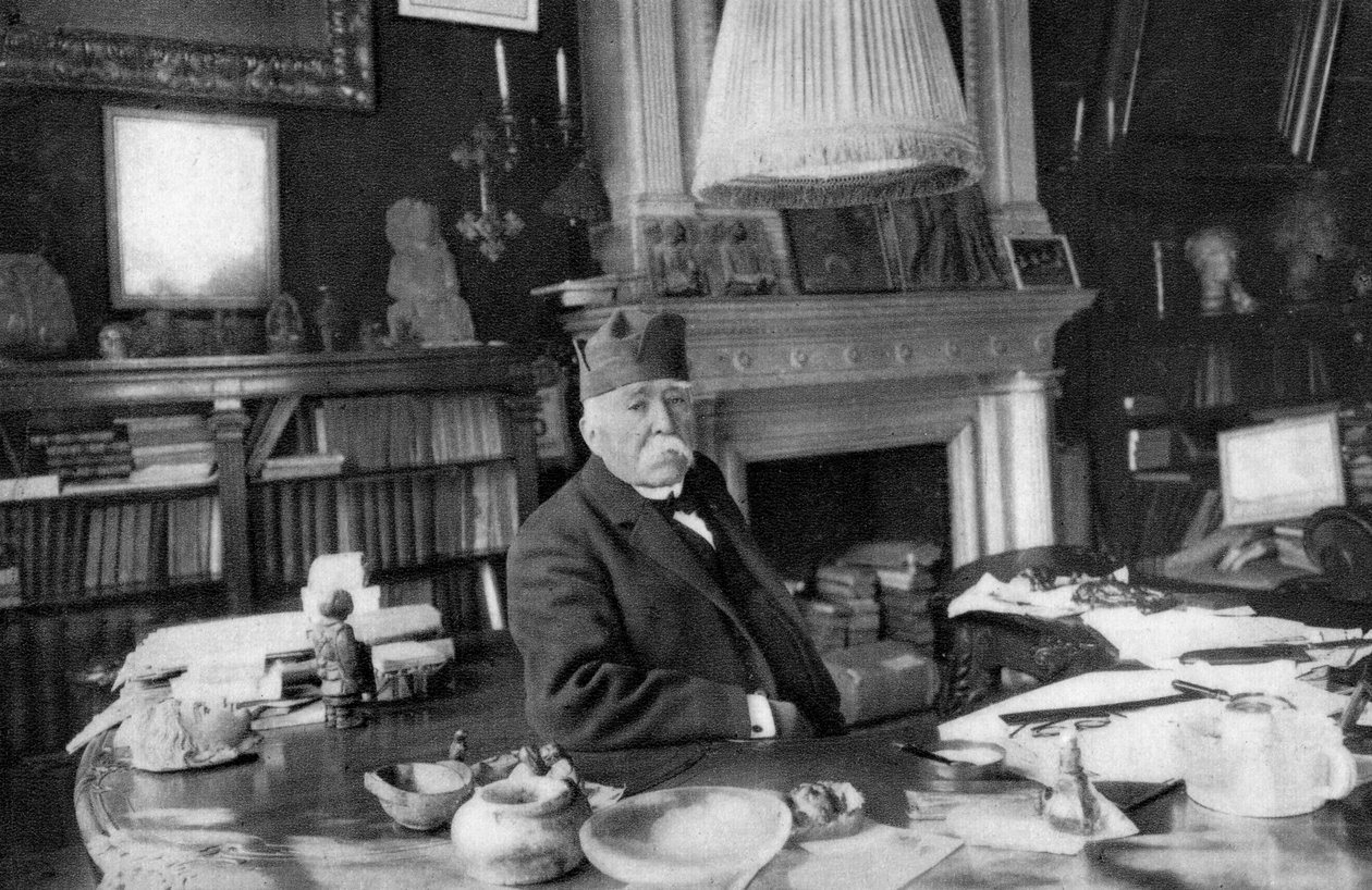Georges Clemenceau, Fransız devlet adamı, 1925 by Unbekannt