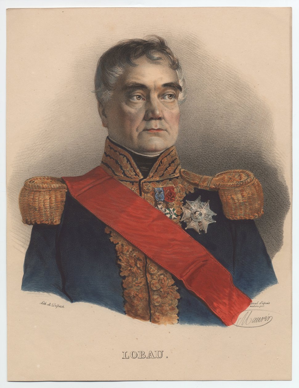 Georges Mouton de Lobau 1770-1838, Fransa Mareşali, 1835 by Unbekannt