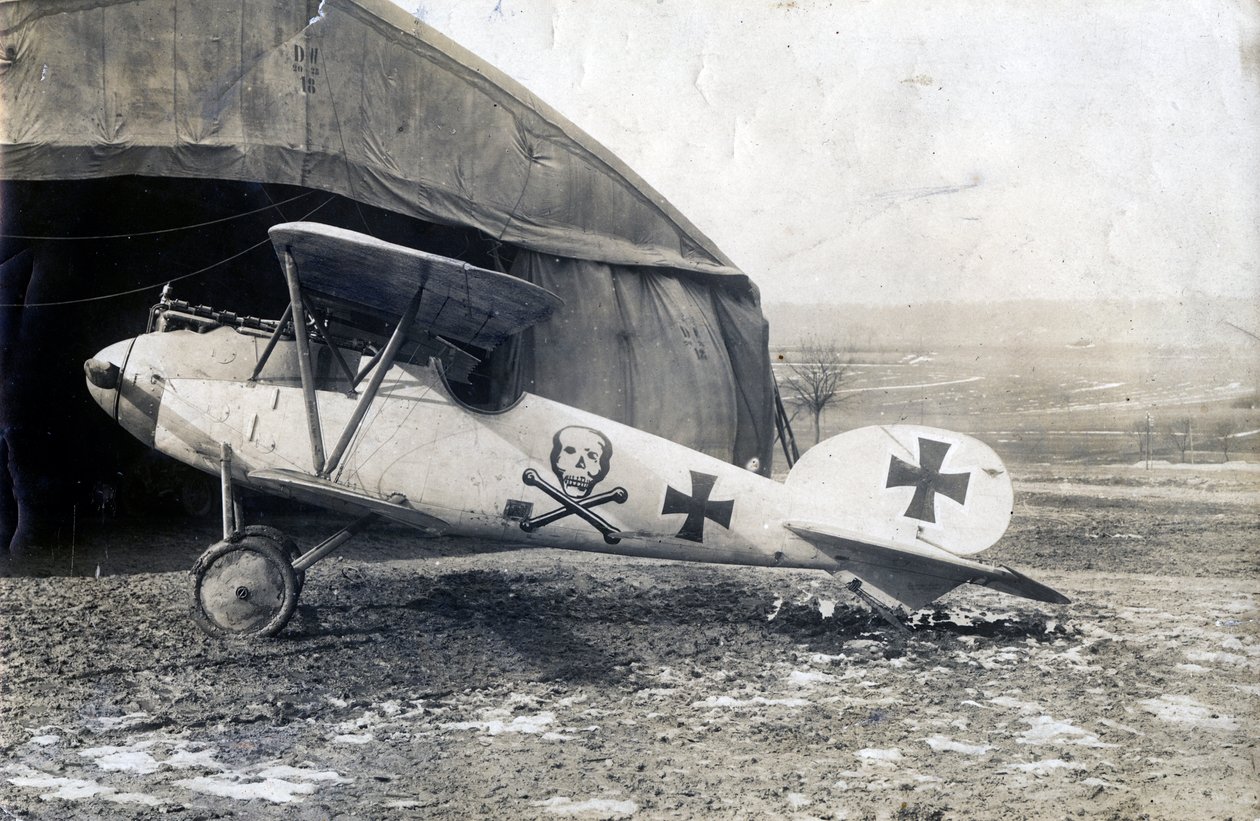 Alman Albatros DV, Souilly, Fransa, 2 Ocak 1918 by Unbekannt