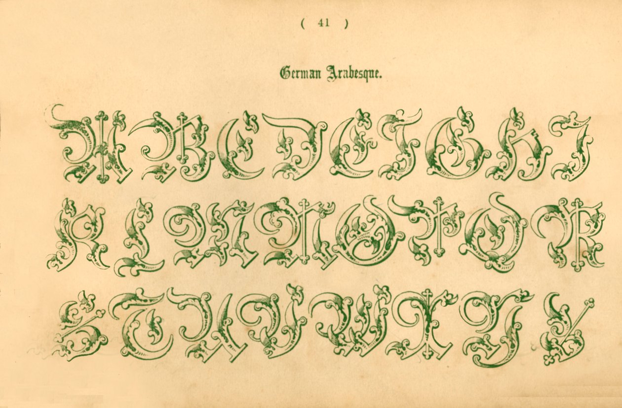 Alman Arabesk, 1862 by Unbekannt