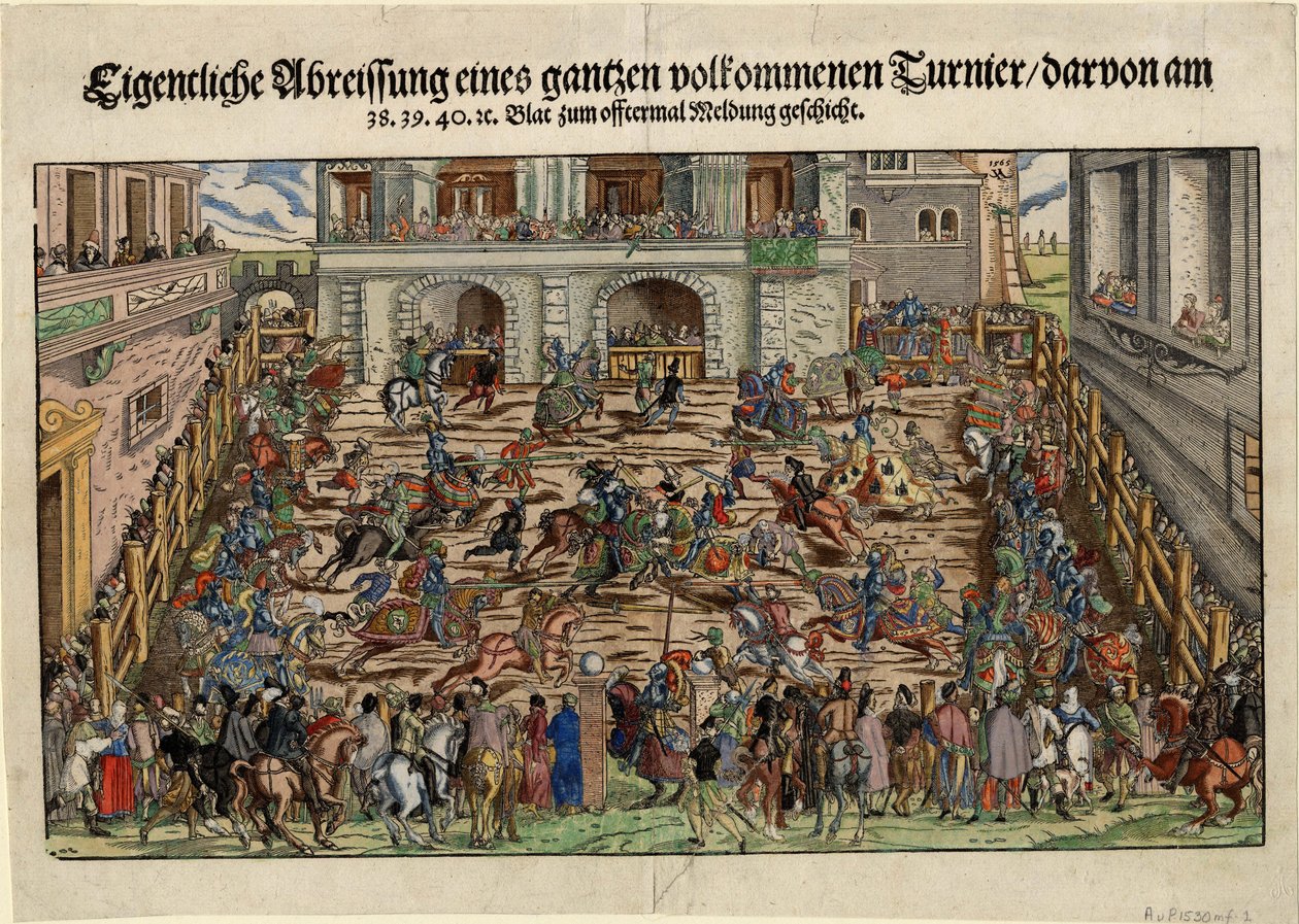 Alman Şövalye Turnuvası, yaklaşık 1530 by Unbekannt