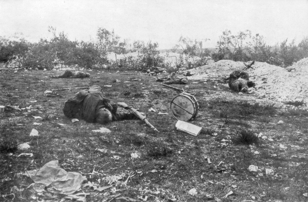 Alman ölü, İkinci Şampanya Savaşı, Fransa, 25 Eylül-6 Kasım 1915 by Unbekannt