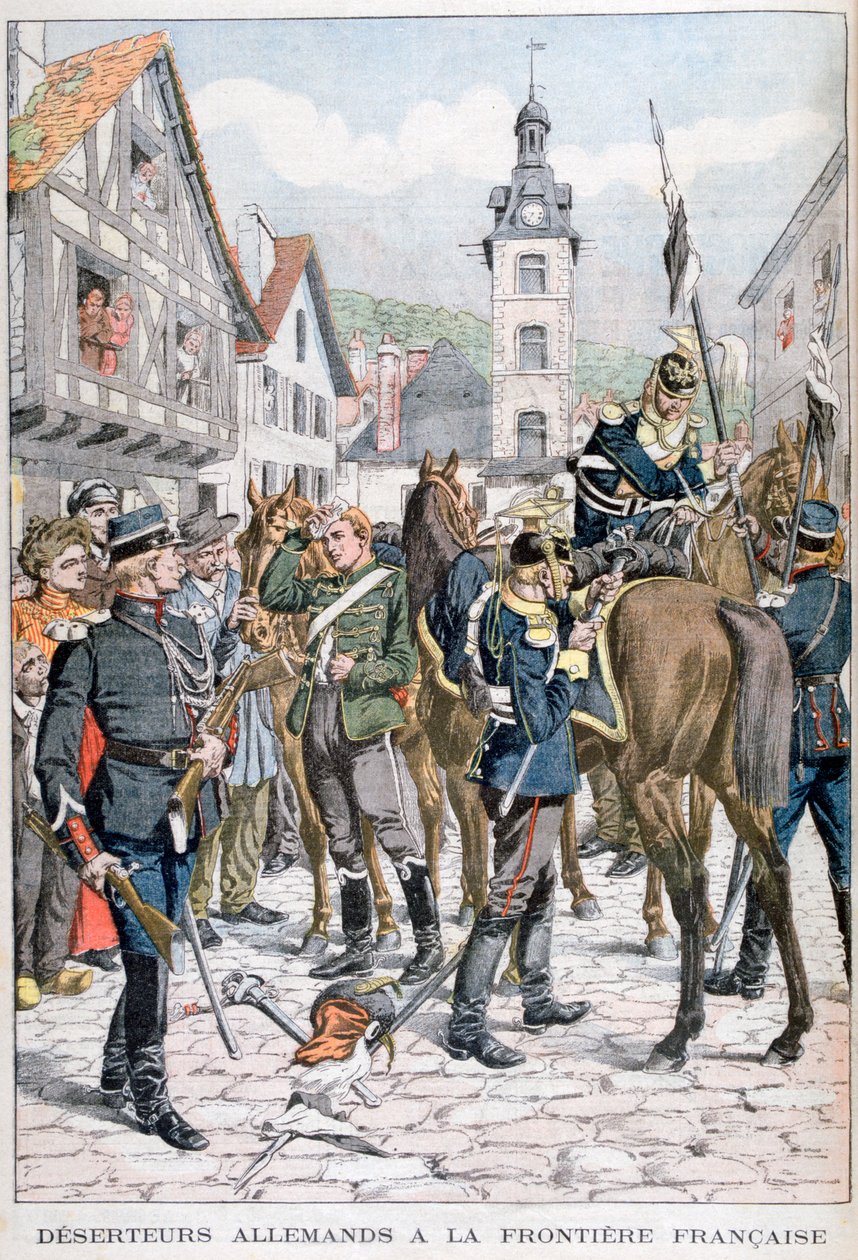Fransız sınırındaki Alman kaçakları, 1903 by Unbekannt