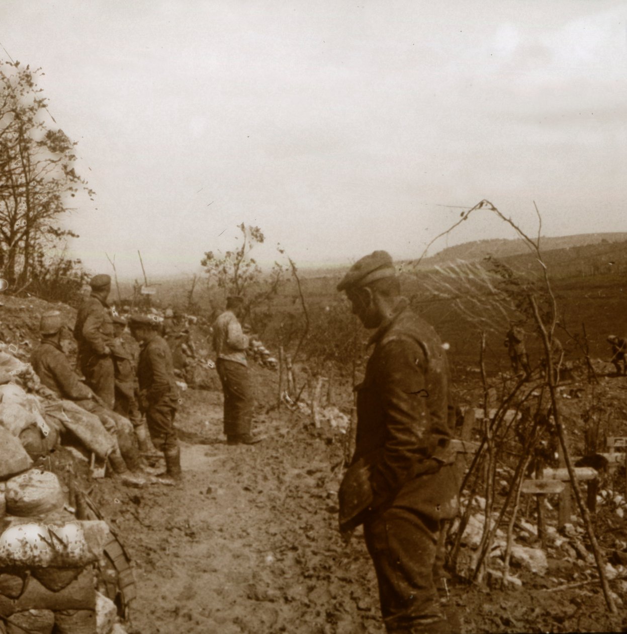 Alman cephe hattı, Verdun, kuzey Fransa, c1914-c1918 by Unbekannt