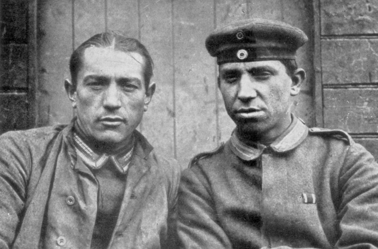 Kanada kuvvetleri tarafından alınan Alman mahkumlar, Vimy, Fransa, Birinci Dünya Savaşı, 1917 by Unbekannt