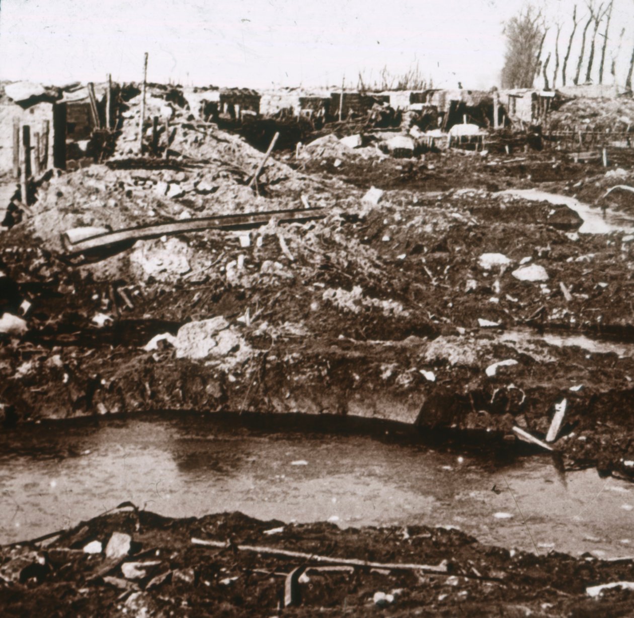 Alman sığınağı, Noordschote, Flanders, Belçika, c1914-c1918 by Unbekannt
