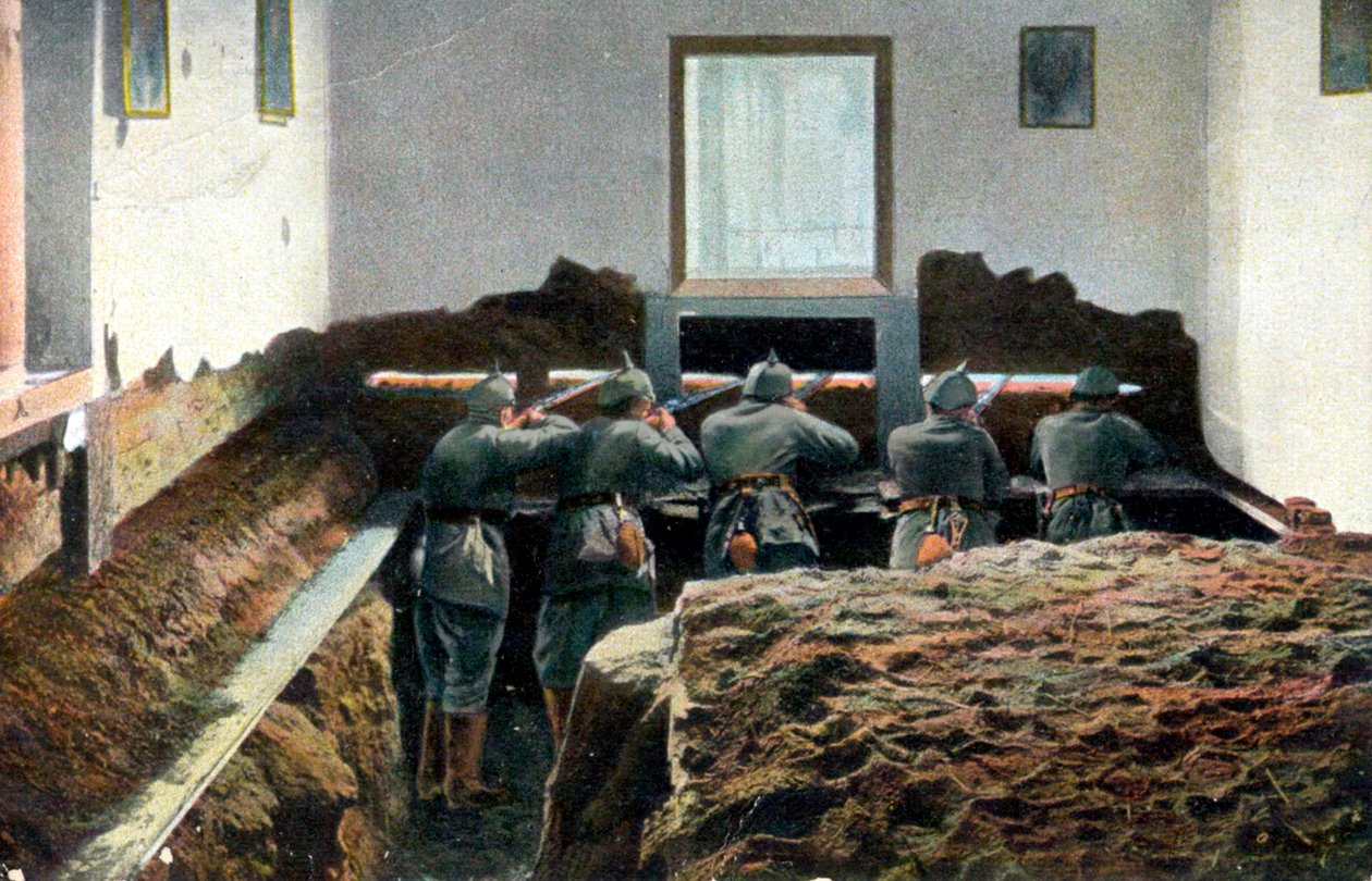 Birinci Dünya Savaşı sırasında Alman askerleri, c1916 by Unbekannt