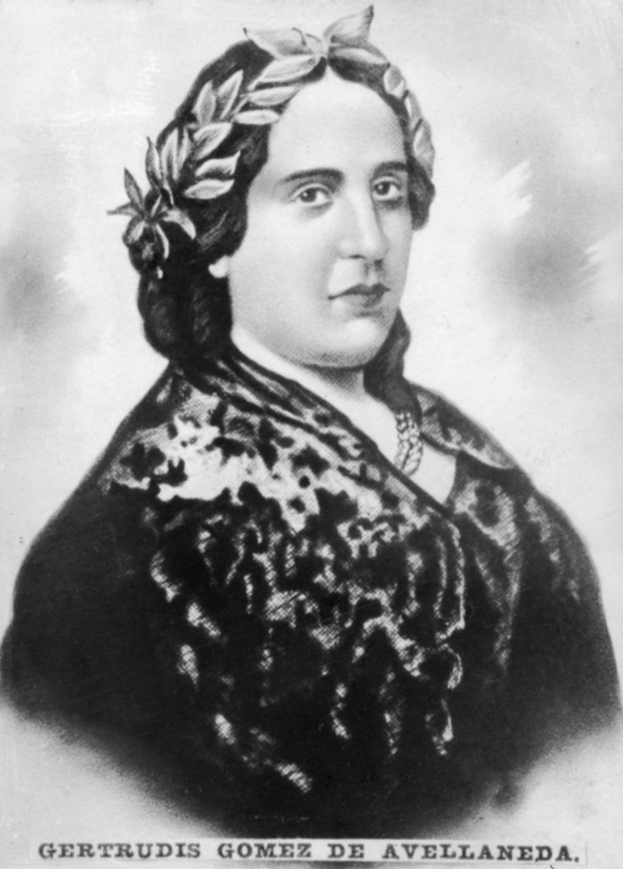 Gertrudis Gomez de Avellaneda, Küba doğumlu İspanyol yazar ve siyasi eylemci, c1910 by Unbekannt