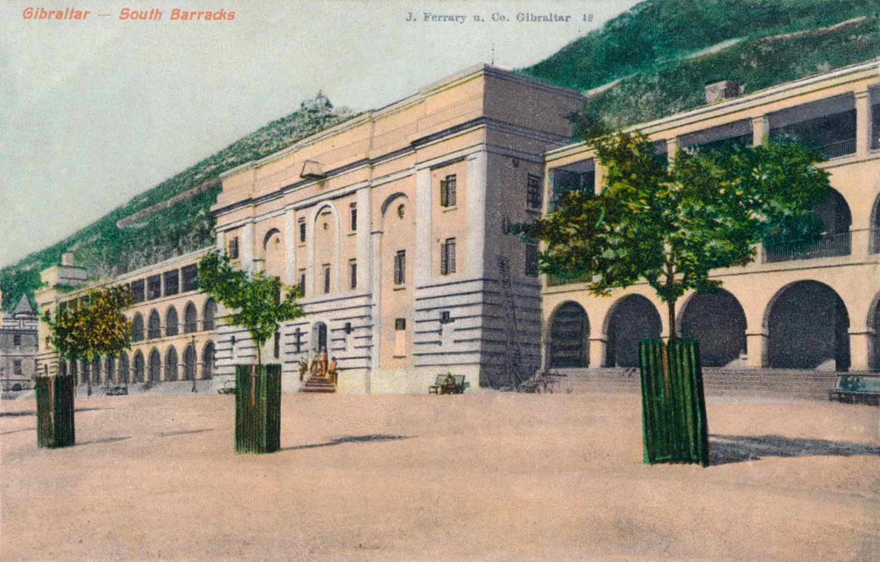 Cebelitarık - Güney Kışlası, 1900 by Unbekannt
