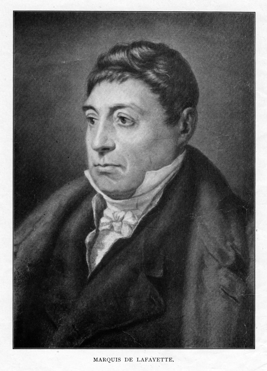 Gilbert du Motier, Marquis de Lafayette, Fransız askeri lider ve devlet adamı, 20. yüzyıl by Unbekannt