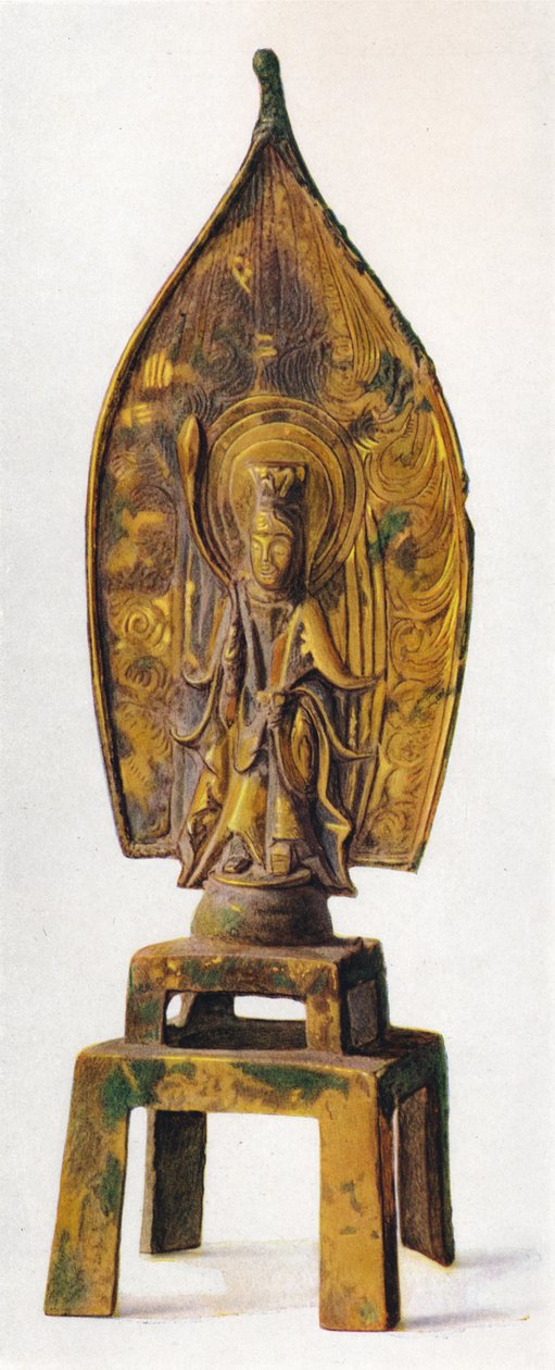 Gilt Bronze Figure of Kuan-Yin, 334 AD, 1936 by Unbekannt