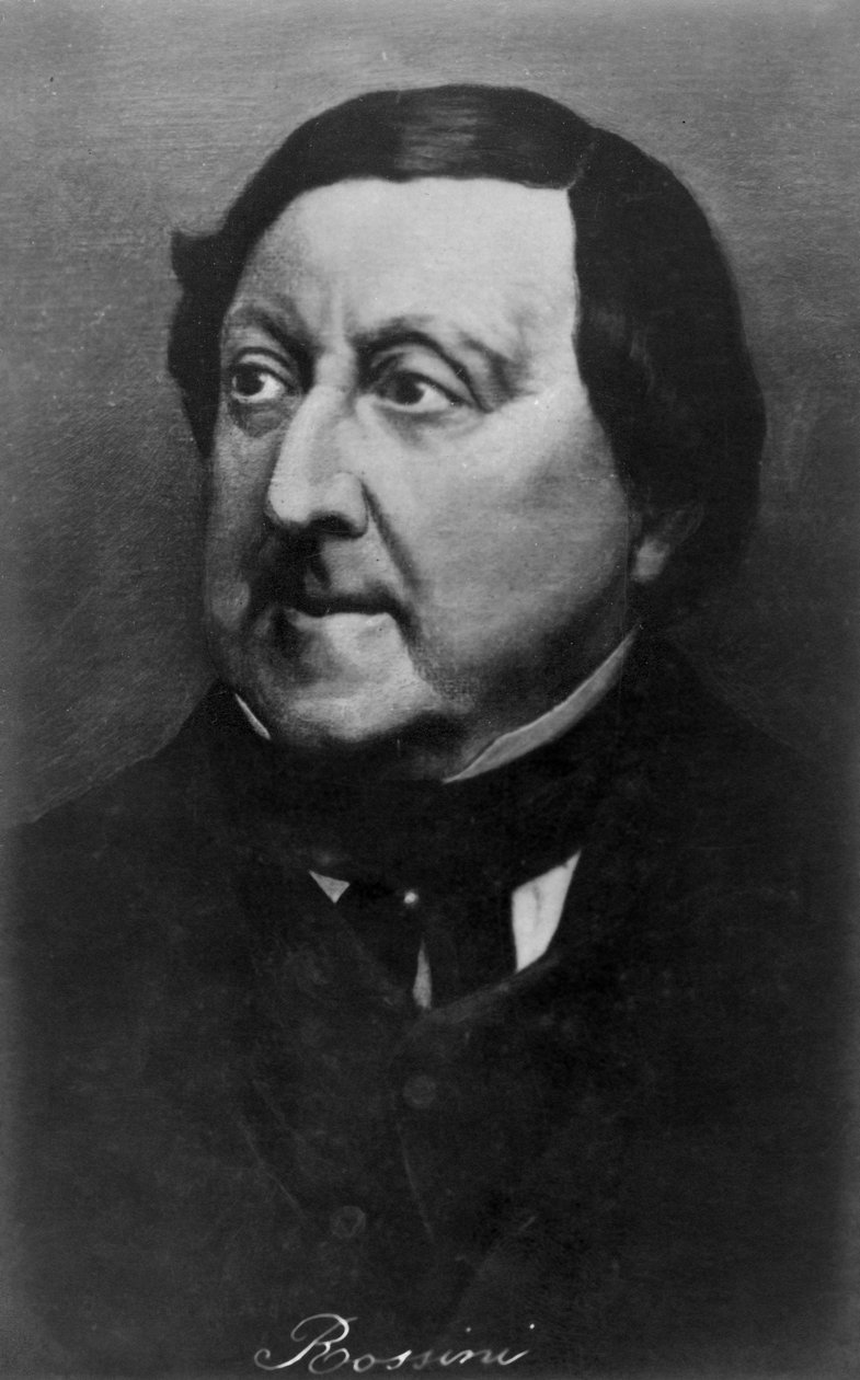 Gioachino Rossini 1792-1868, İtalyan besteci, 20. yüzyıl by Unbekannt