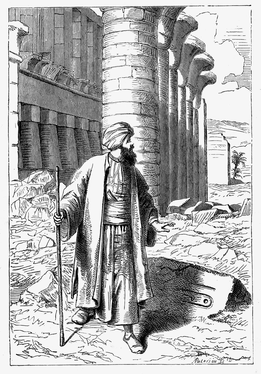 Giovanni Battista Belzoni, İtalyan kaşif ve antik çağ arayıcı, c1860 by Unbekannt