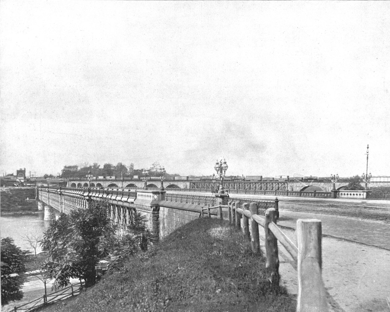 Girard Avenue Köprüsü, Philadelphia, ABD, c1900. by Unbekannt