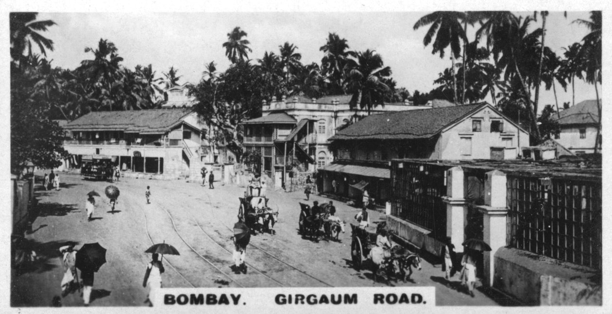 Girgaum Yolu, Mumbai, Hindistan, c1925 by Unbekannt