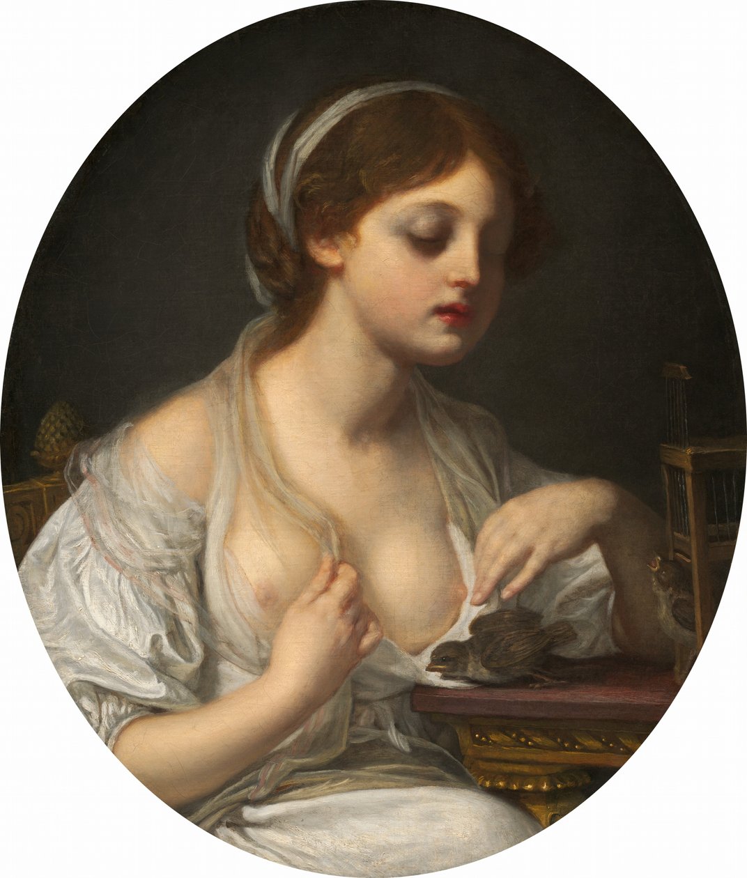 Kuşlu Kız, c. 17801782. by Unbekannt
