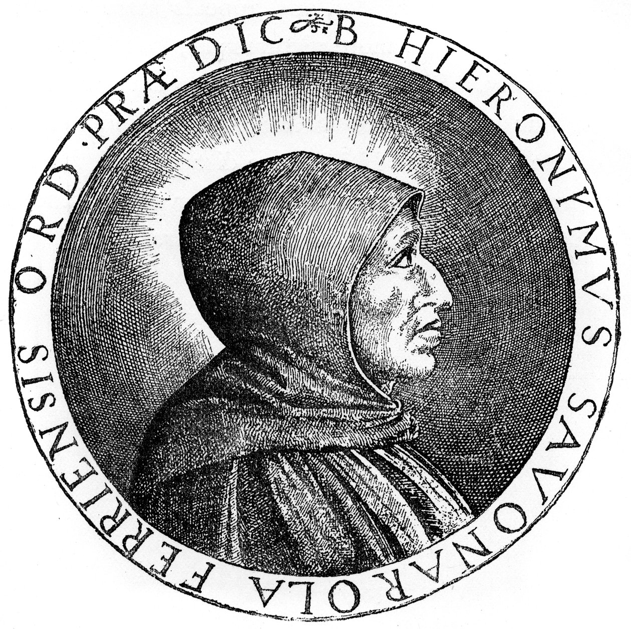 Girolamo Savonarola 1452-1498, İtalyan Dominik rahip ve Floransa lideri, 1882 by Unbekannt