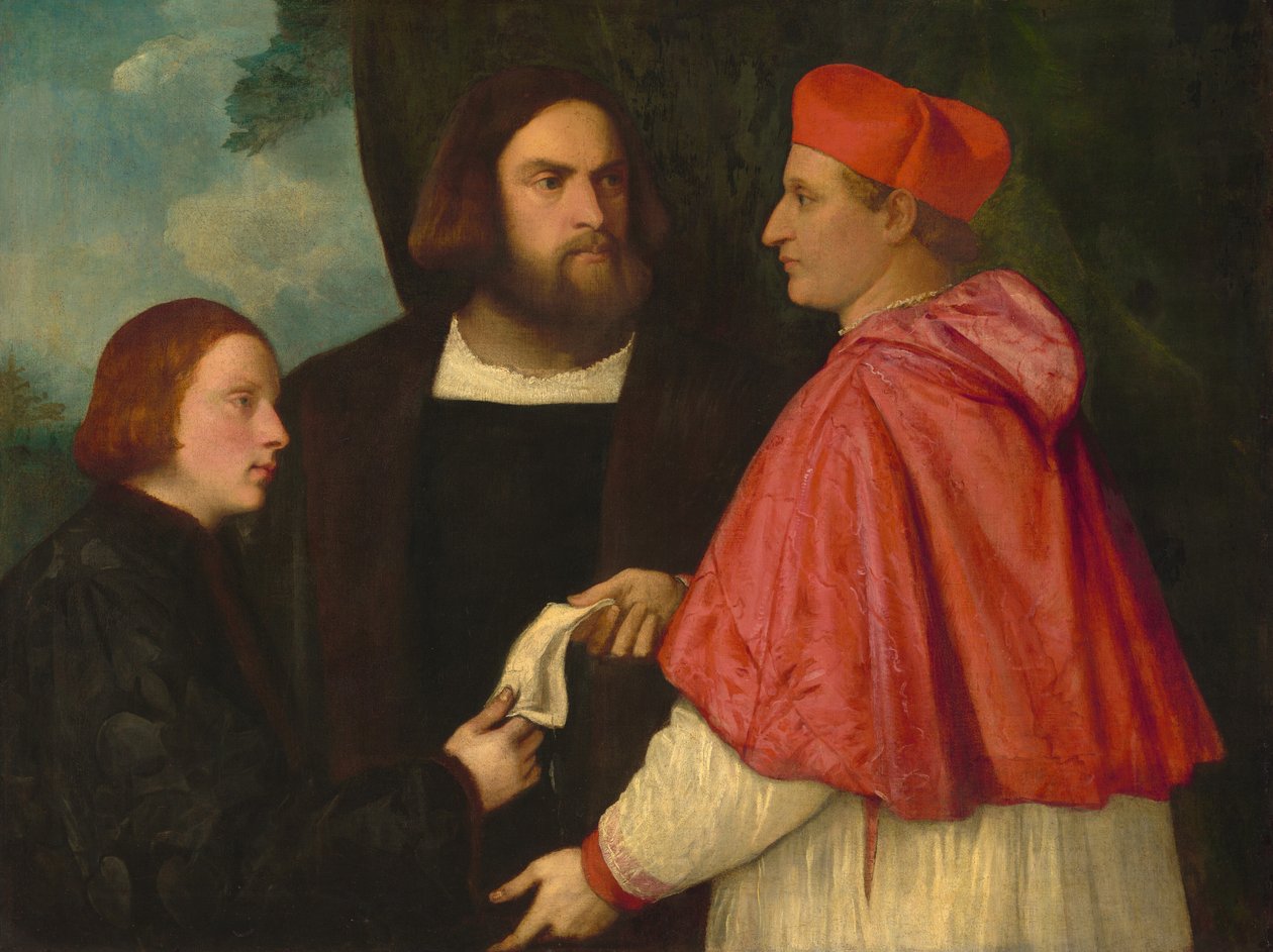 Girolamo ve Kardinal Marco Köşesi Carrara Abbot