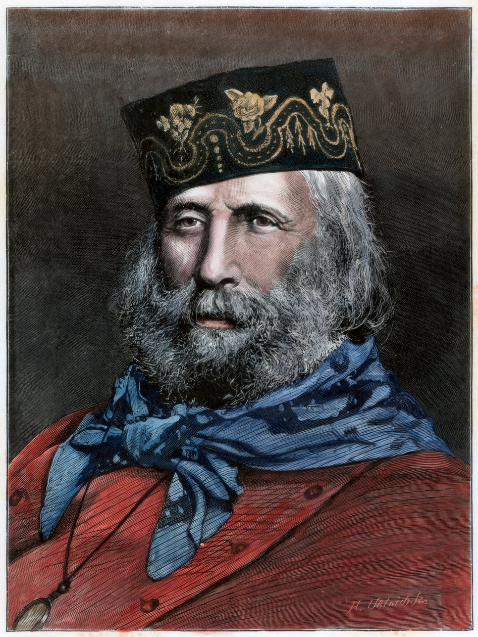 Giuseppe Garibaldi, İtalyan vatansever, 1882 by Unbekannt