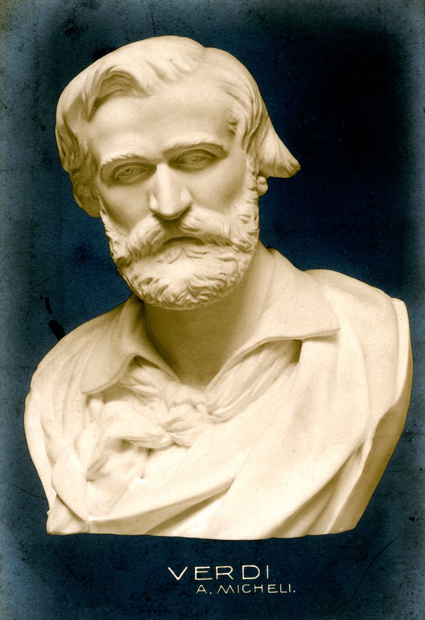 Giuseppe Verdi 1813-1901, İtalyan besteci, 1909 by Unbekannt
