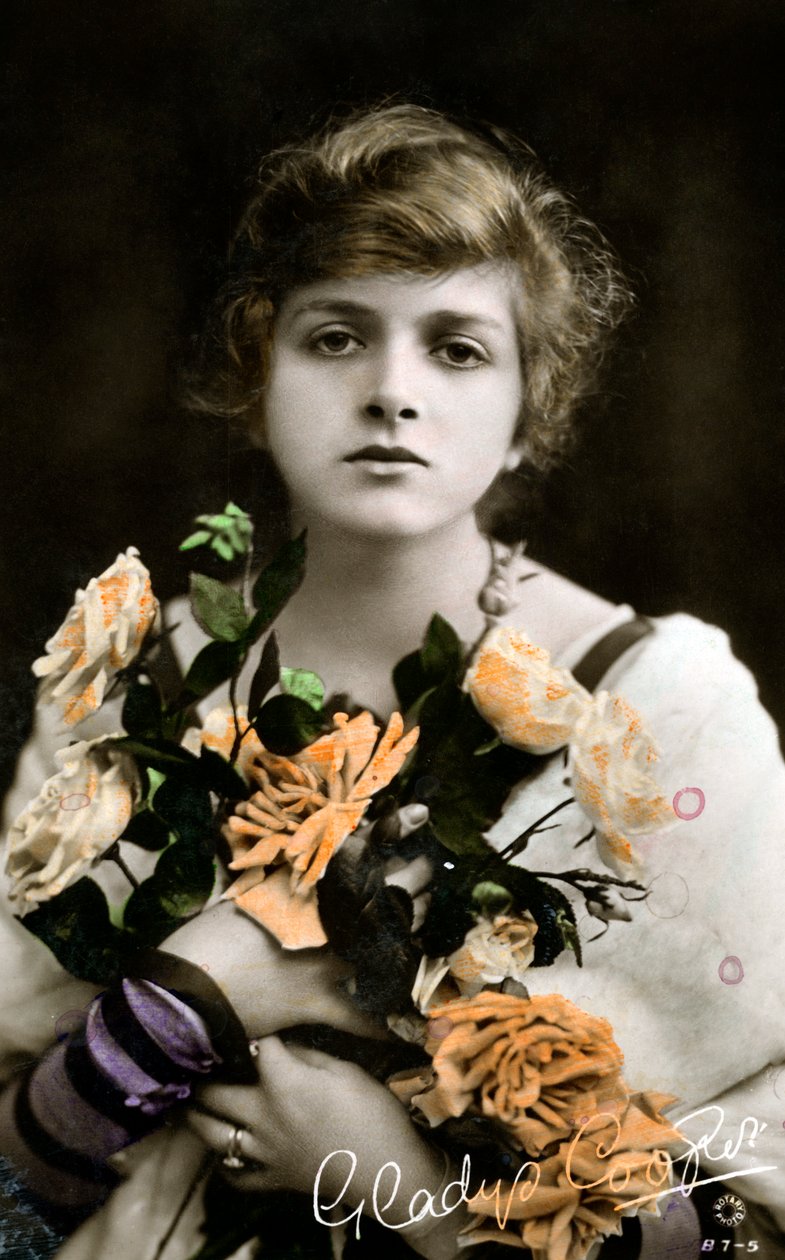Gladys Cooper 1888-1971, İngiliz aktris, 20. yüzyılın başlarında by Unbekannt