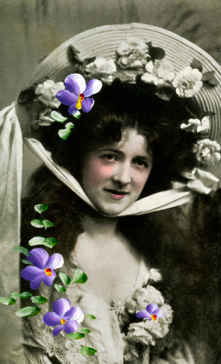 Gladys Huxley, oyuncu, 1908 by Unbekannt