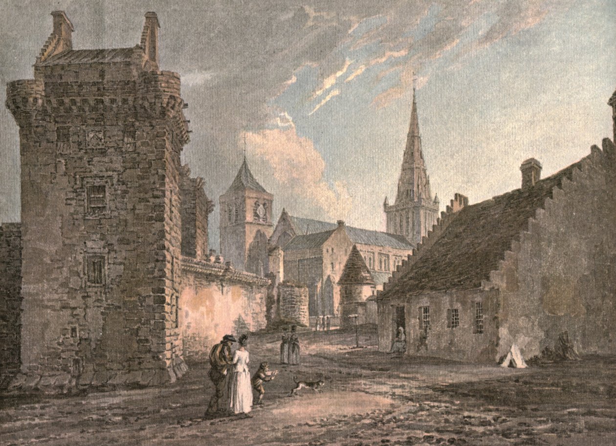 Glasgow Katedrali, c1807, c1900. by Unbekannt