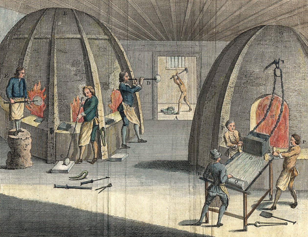 Cam imalatı, 1760 by Unbekannt