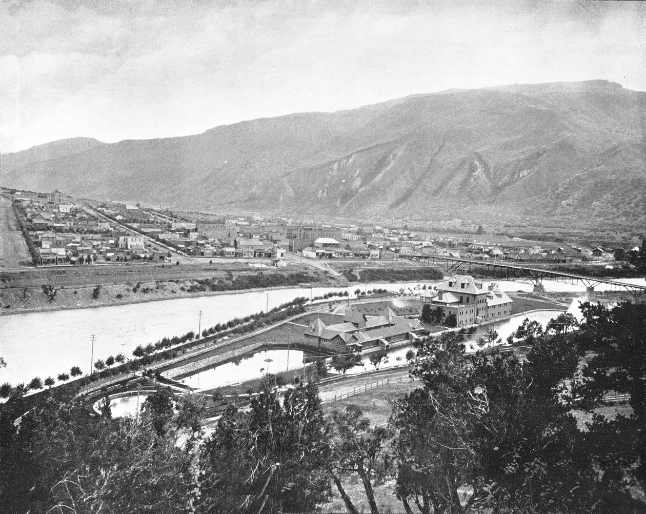 Glenwood Springs ve Bath-House, Colorado, ABD, c1900. by Unbekannt