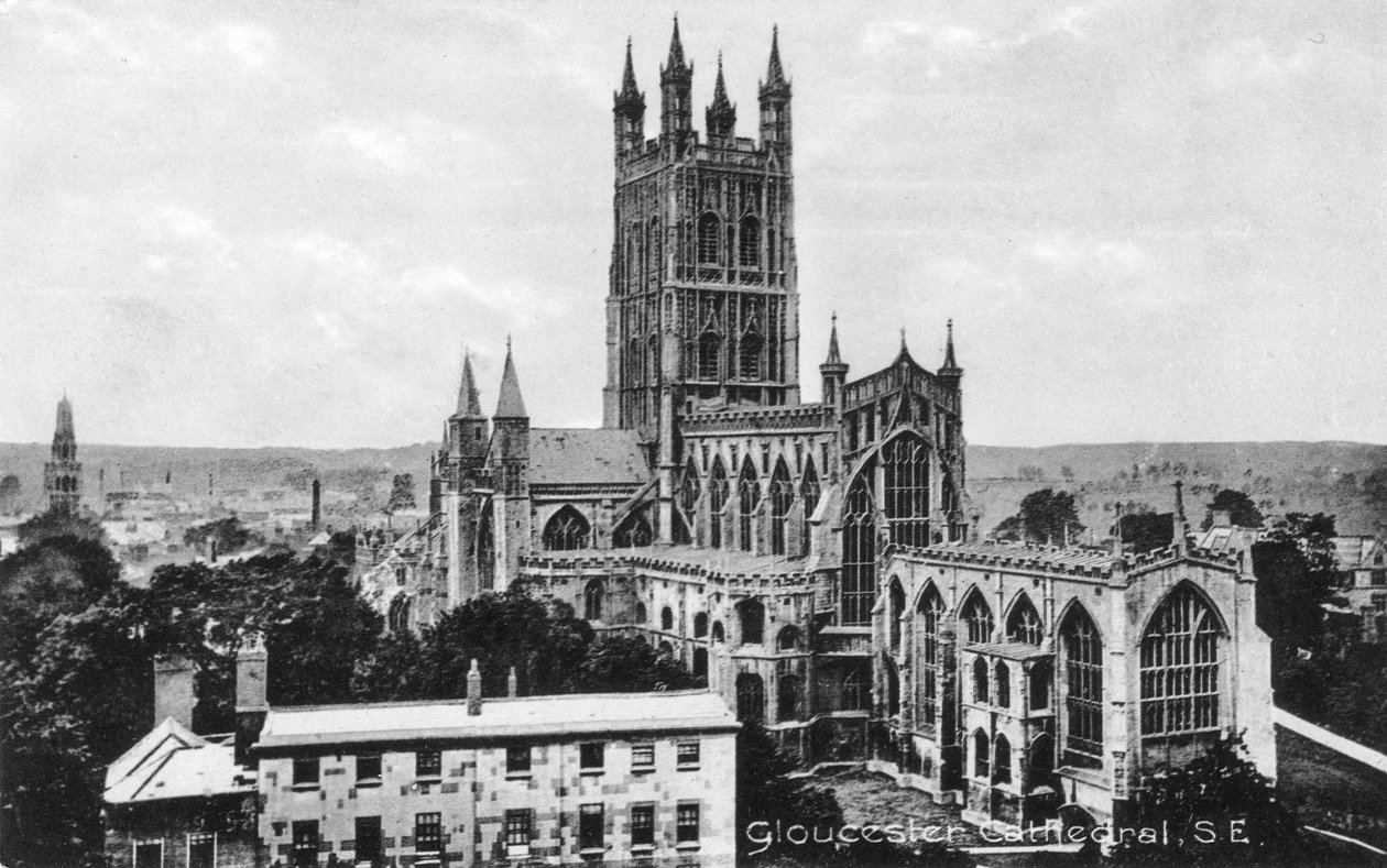 Gloucester Katedrali, Gloucester, Gloucestershire, 20. yüzyılın başlarında by Unbekannt