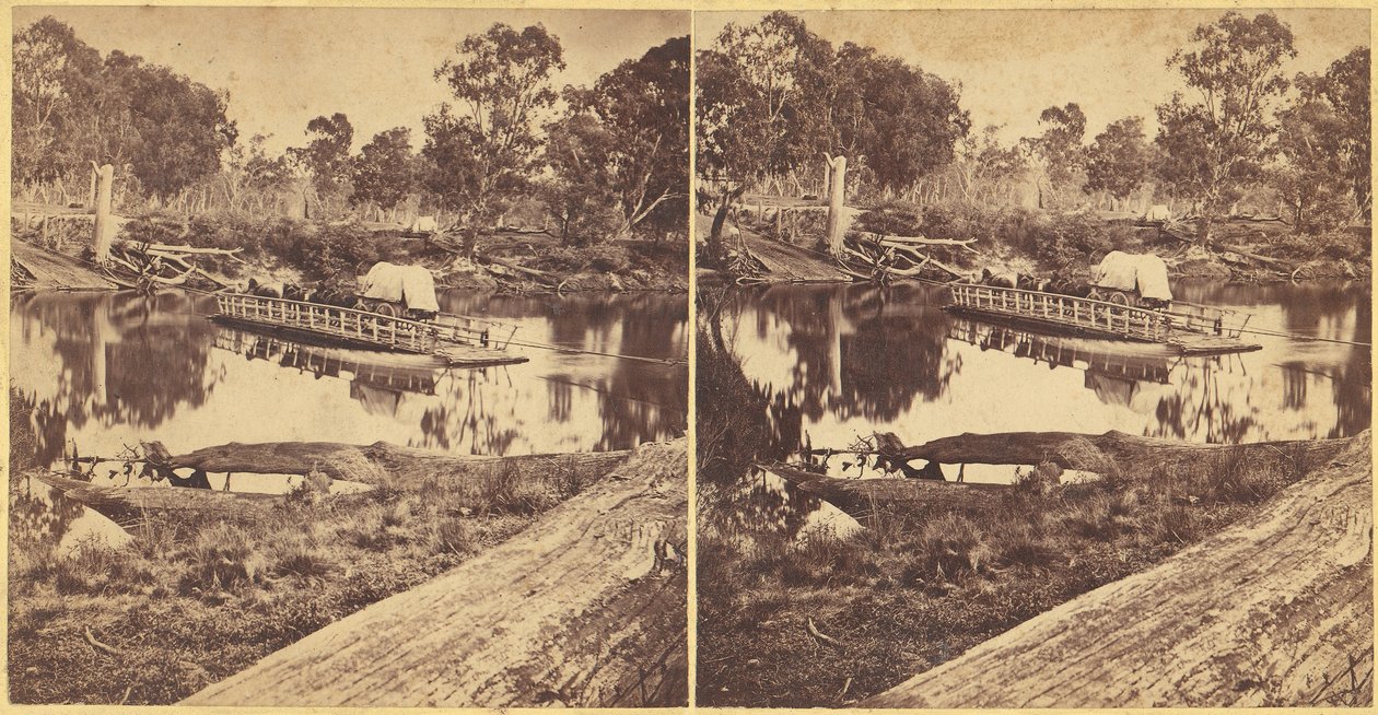 Golbourn Punt, Seymour, Avustralya, 1860