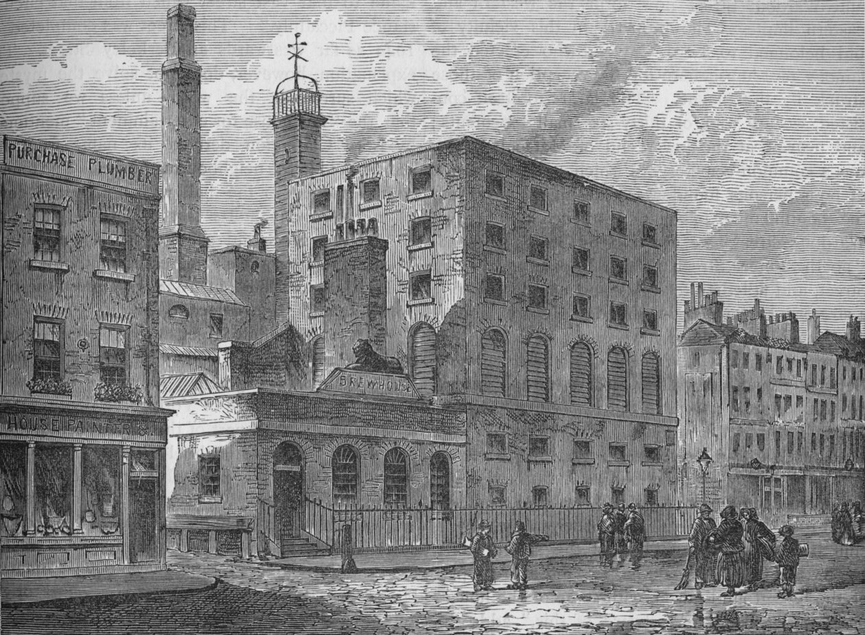 Golden Square Bira Fabrikası, Soho, Westminster, Londra, c1875 1878 by Unbekannt