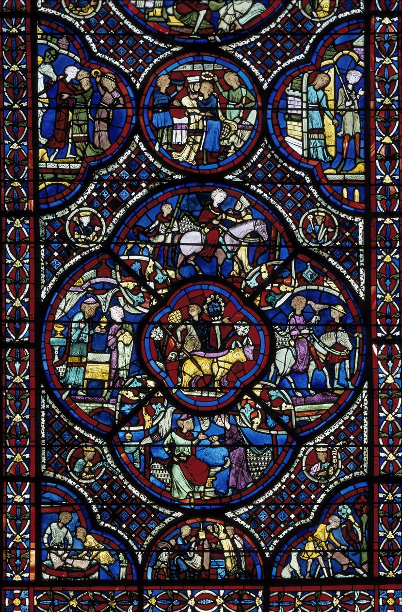 Gotik sanat: dahi çocuğun hayatı. Saint Etienne de Bourges Katedrali