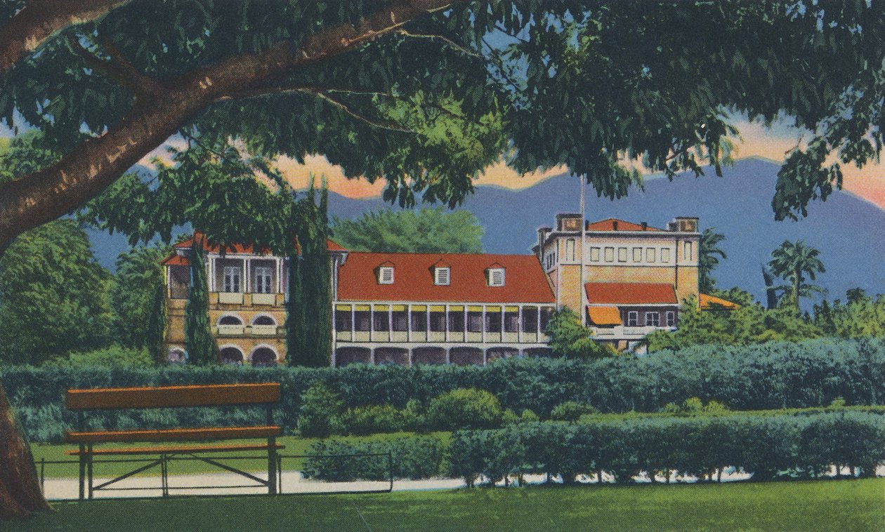 Governors Residence, Trinidad, B.W.I., 1940