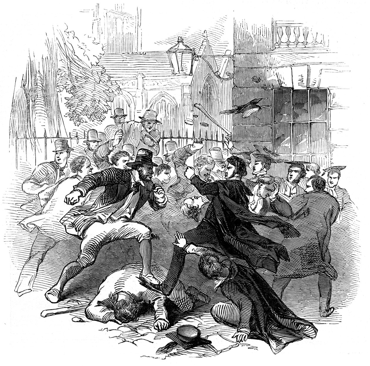 Cüppe ve kasaba sırası, Oxford, 15 Kasım 1845 by Unbekannt