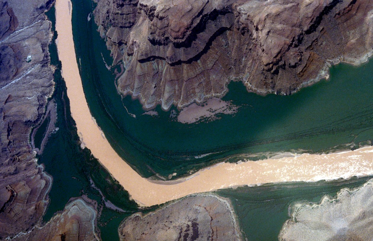 Colorado Nehri, Arizona, ABD ile Büyük Kanyon by Unbekannt