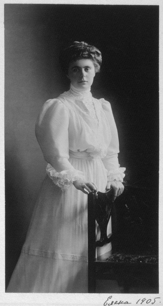 Rusya Büyük Düşesi Elena Vladimirovna, 1905 by Unbekannt