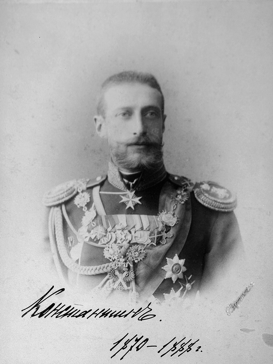 Rusya Grandük Konstantin Konstantinoviç, 1880'ler by Unbekannt