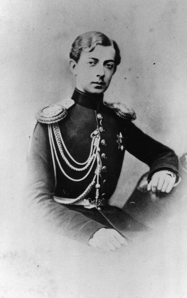 Rusya Grandük Nicholas Alexandrovich, c1861-c1864 by Unbekannt