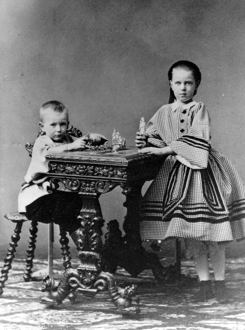 Büyük Dük Sergei Aleksandroviç ve Rusya Büyük Düşesi Maria Aleksandrovna, 1860 by Unbekannt