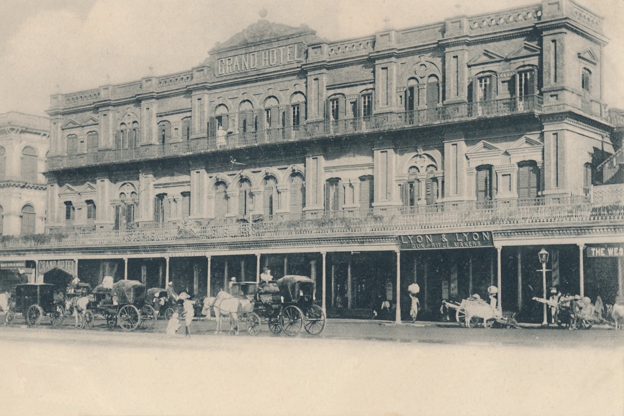 Grand Otel, Kalküta, 1902. by Unbekannt