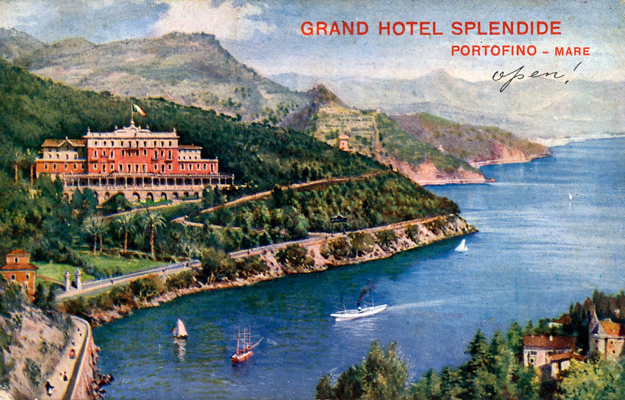 Grand Hotel Splendide, Portofino, İtalya, 20. yüzyıl by Unbekannt