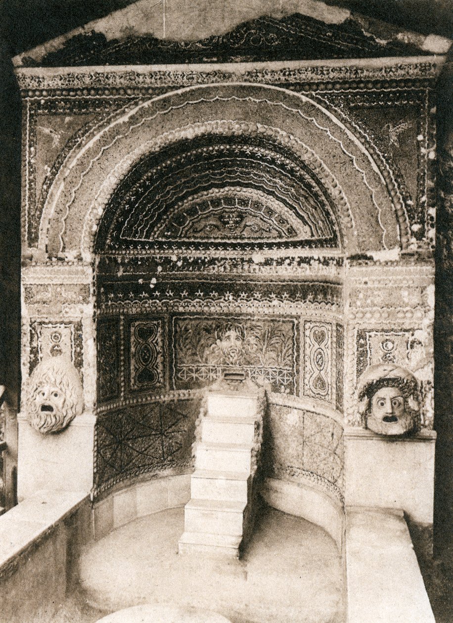Grande Fontana, Pompeii, İtalya, c1900