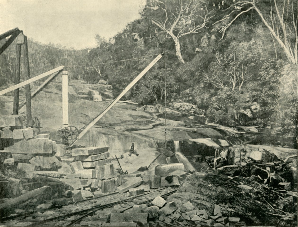 Granit Ocakları, Trawool, Victoria, 1901. by Unbekannt