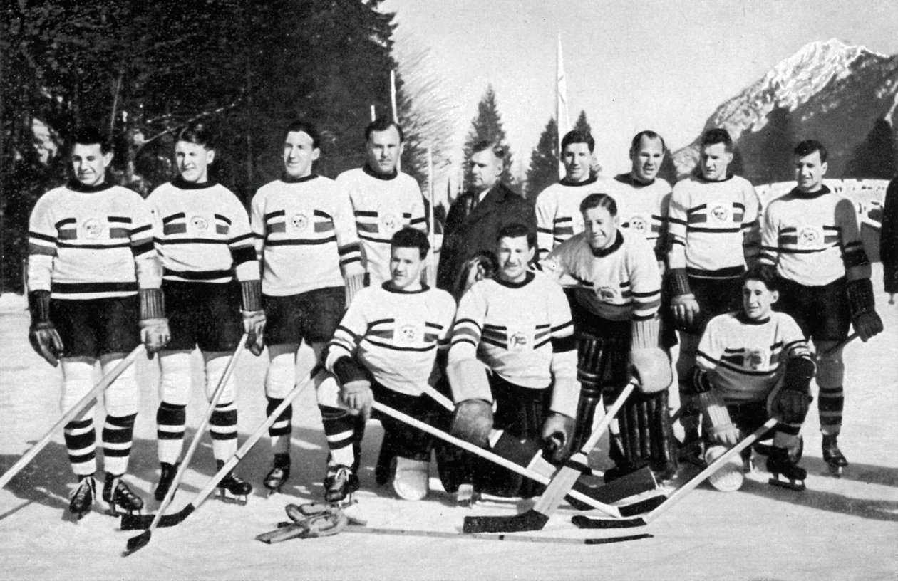 Büyük Britanya buz hokeyi takımı, Kış Olimpiyat Oyunları, Garmisch-Partenkirchen, Almanya, 1936 by Unbekannt