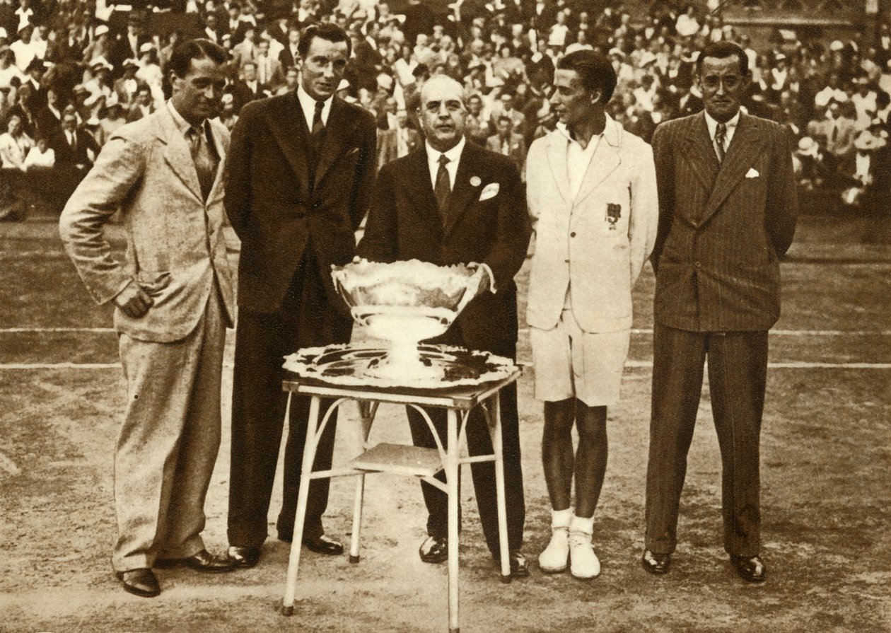 Büyük Britanya, Davis Cup tenis şampiyonasını kazandı, Paris, 30 Temmuz 1933, 1935. by Unbekannt