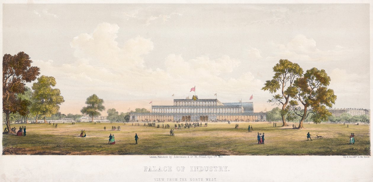 Büyük Sergi, Crystal Palace, Hyde Park, Londra, 1851 by Unbekannt