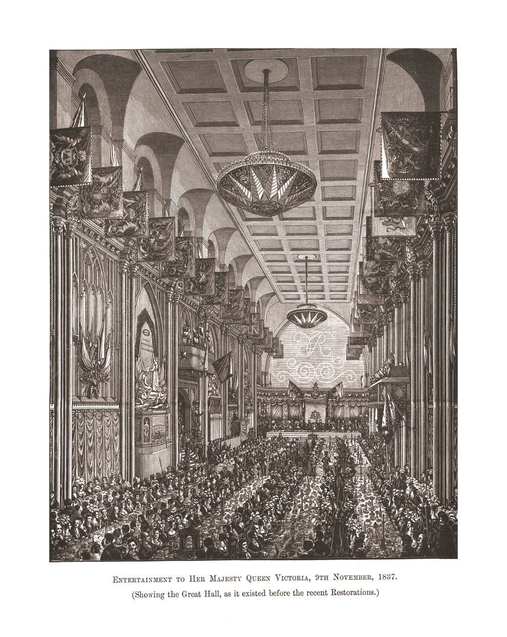 Büyük Salon Guildhall, 1837, 1886 by Unbekannt